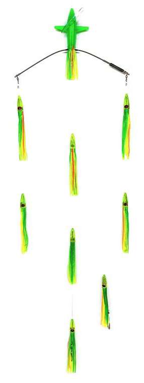 Sterling Tackle 18in Tracker Bar w/ 9in Machines - Port - Zucchini