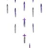 Sterling Tackle 36in Dial Tracker Bar w/ 9in Bulb Squid - Purple/Black