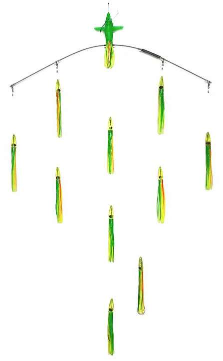 Sterling Tackle 36in Tracker Bar w/ 9in Machines - Port - Zucchini