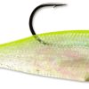 Storm WSS03 WildEye Swim Shad 3 Inch 3 Pack SHCS Shiner Chart Silver - WSS03 SHCS Shiner Chartreuse Silver