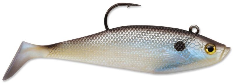 Storm WSS04 WildEye Swim Shad 4 Inch 3 Pack NSD Natural Shad - WSS04 NSD Natural Shad