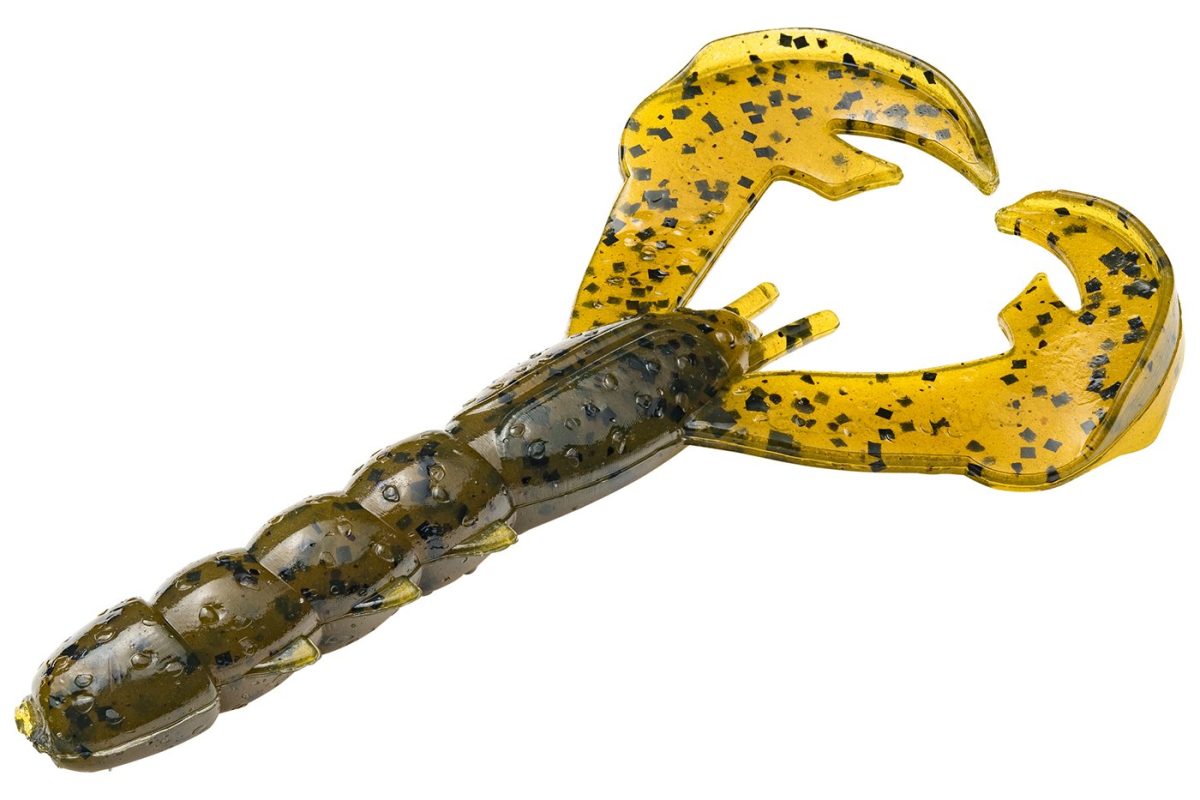 Strike King Baby Rage Craw - Green Pumpkin