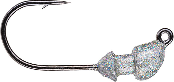 Strike King Baby Squadron Swimbait Head - 1/8oz - Silver Bling