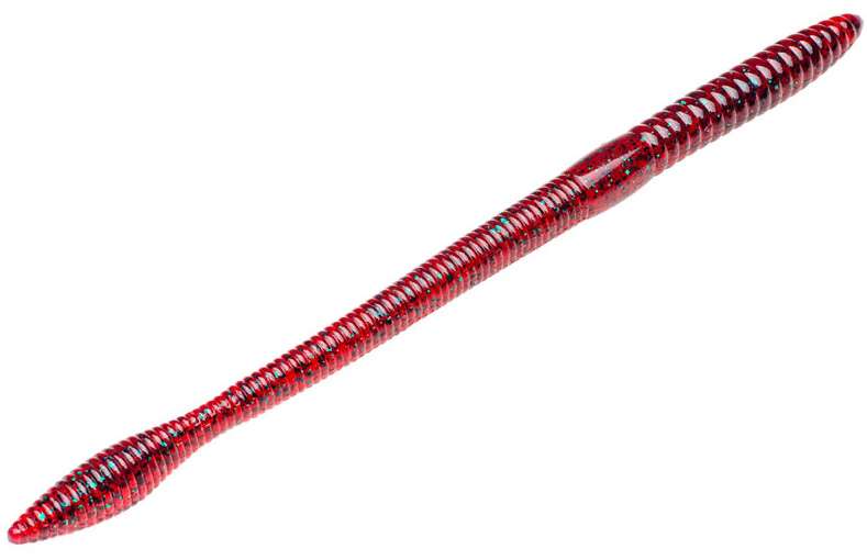 Strike King Bull Worm - 10in Red Bug