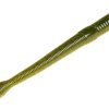 Strike King Bull Worm - 8in Green Pumpkin