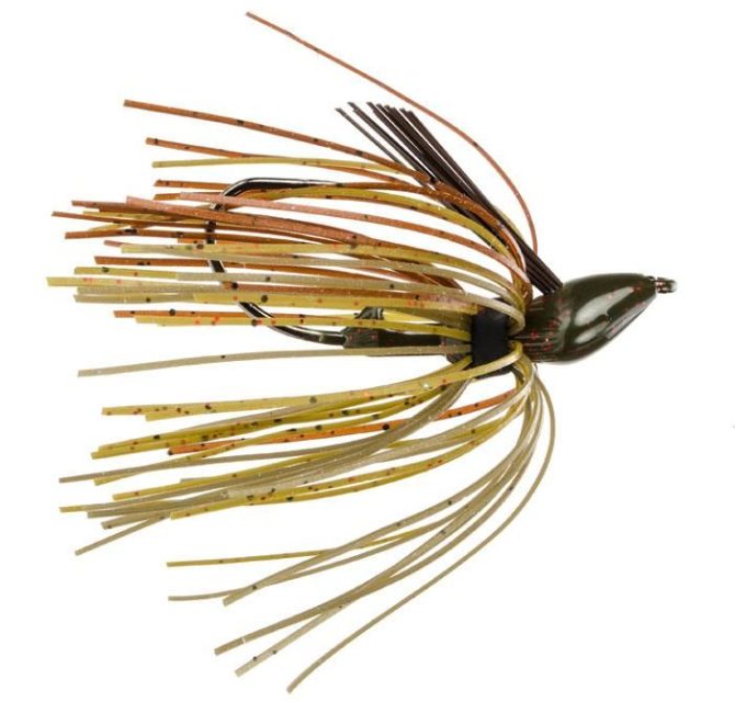 Strike King Denny Brauer Baby Structure Jig - Green Pumpkin - 1/2oz