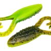 Strike King Gurgle Toad - 3-3/4in - Green Pumpkin Chartreuse Belly