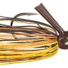 Strike King Hack Attack Flipping Jig - Black Brown Amber - 3/4oz