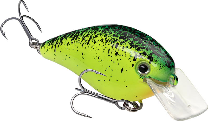 Strike King KVD 1.5 Hard Knock Squarebill - Chart Blue Splatterback