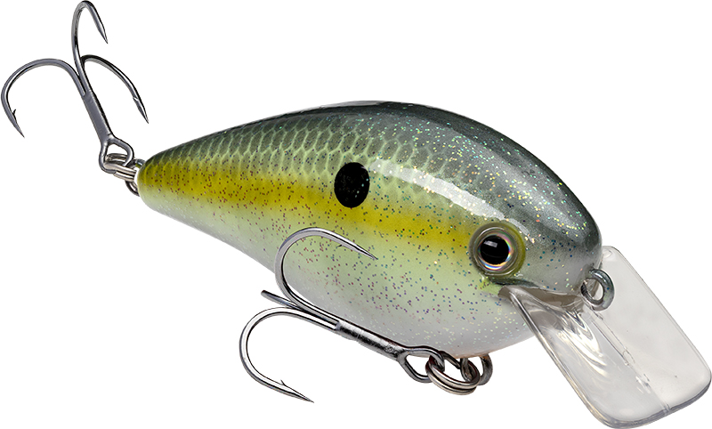 Strike King KVD 1.5 Hard Knock Squarebill Crankbait - Chart Sexy Shad