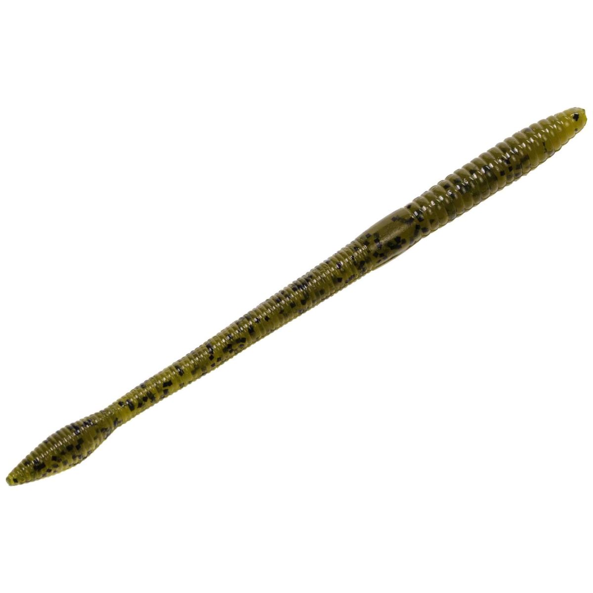 Strike King KVD Finesse Worm - 5in - Green Pumpkin