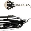 Strike King Mini-King Spinnerbait 10G Black Head Black Skirt - MK 10G Black Head Black Skirt