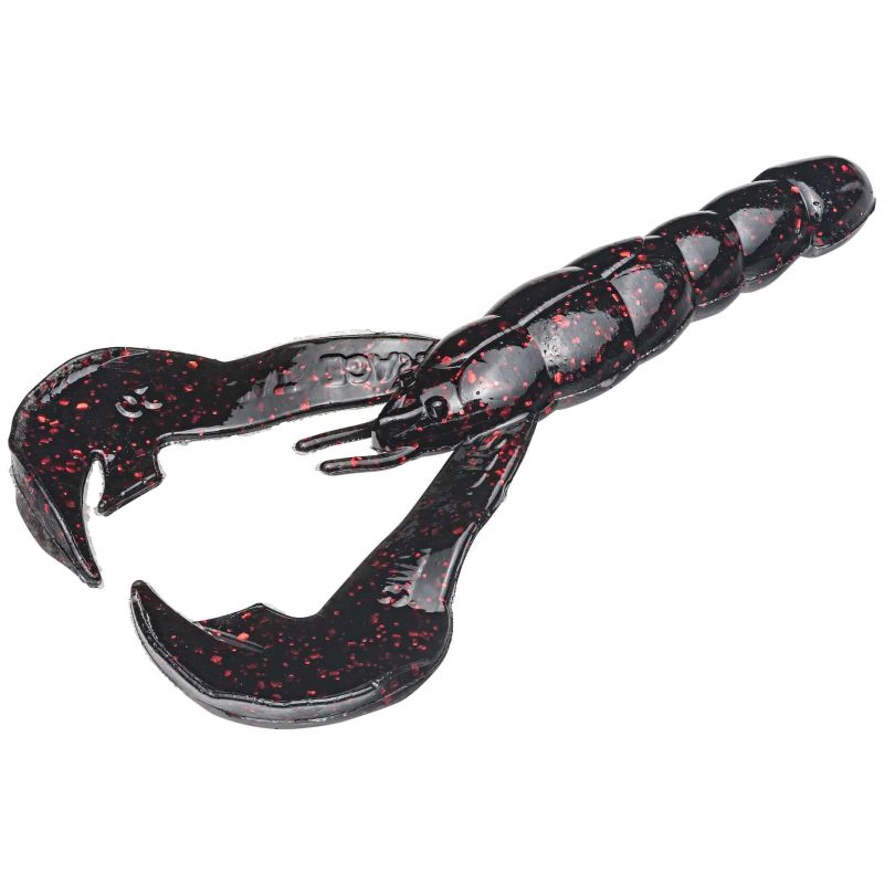 Strike King RGCRW Rage Tail Craw - Black Neon