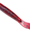 Strike King Rage Ned Cut-R Worm - 3in - Red Bug