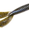 Strike King Rage Twin Tail Menace Grub - Blue Craw