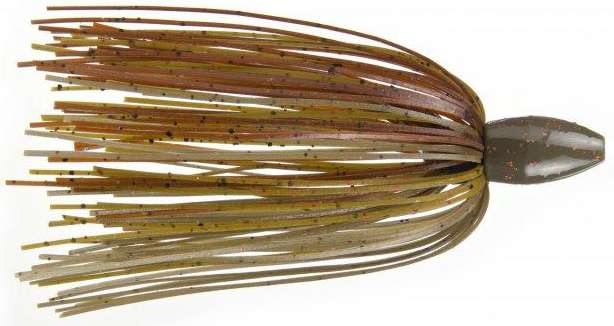 Strike King Tour Grade Slither Rig - 3/4oz - Green Pumpkin Craw