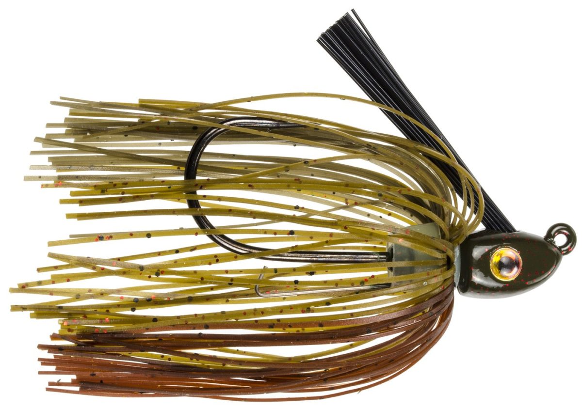 Strike King Tour Grade Swim Jig - Green Pumpkin - 1/4oz