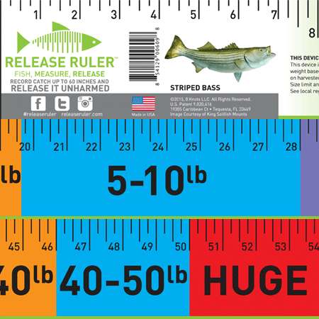 Striped Bass Release Ruler - 114-StripedBass