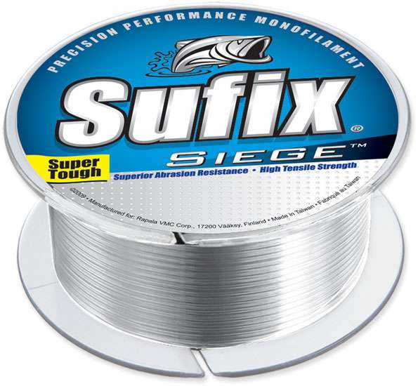 Sufix Siege Monofilament Fishing Line Clear 12lb 330yds - 662-112