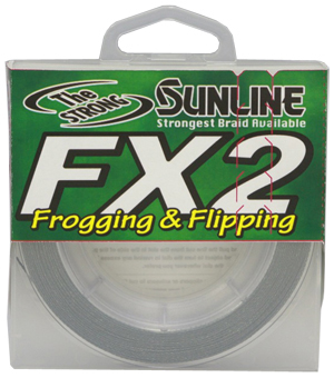 Sunline FX2 Braided Line - Dark Green - 60lb - 300yds