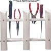 TACO 3-Rod Poly Rod Rack, Deluxe White P03-063W