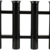 TACO 4-Rod Poly Rod Rack, Deluxe Black - - P03-064B