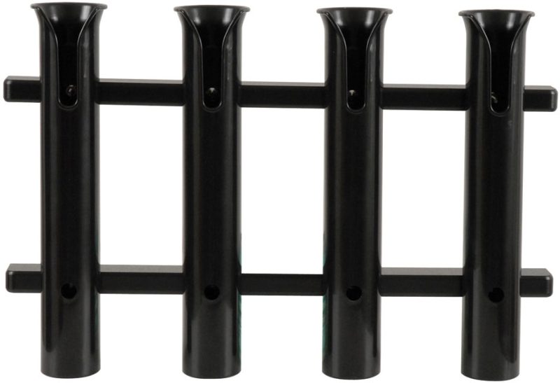 TACO 4-Rod Poly Rod Rack, Deluxe Black - - P03-064B