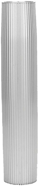 TACO Aluminum Ribbed Table Pedestal - 2-3/8" O.D. - 30-3/4" Length