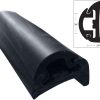 TACO - V11-9795BBK50D-2 Semi-Rigid Rub Rail Kit, Blk w/Blk Insert 50'