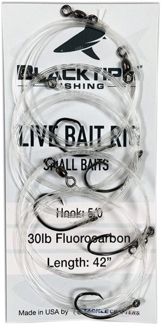 Tackle Crafters BlacktipH Live Bait Rigs - Small - 5/0