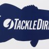 TackleDirect Bass Decal - 10" - Navy on White