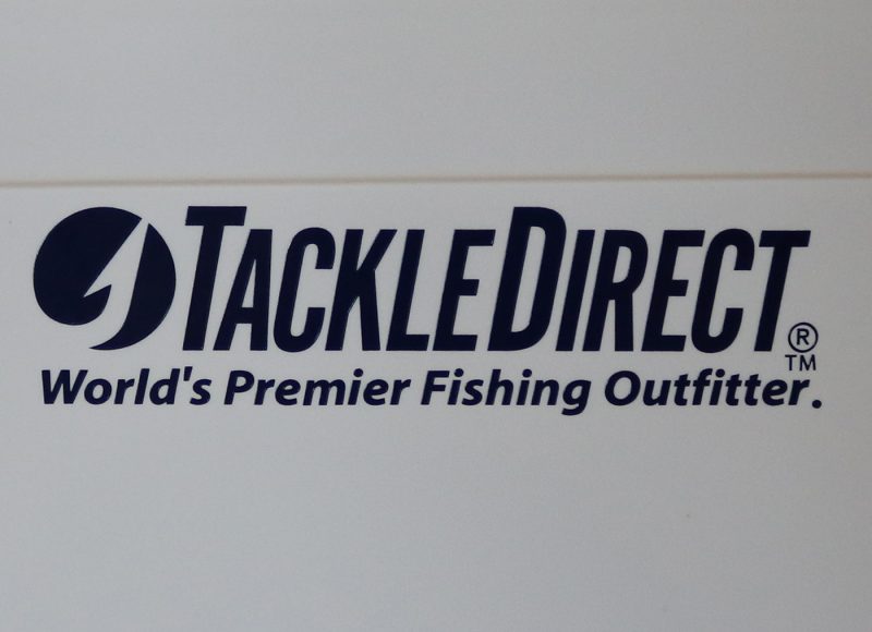 TackleDirect Die Cut Vinyl Logo Decal - 10" - Navy