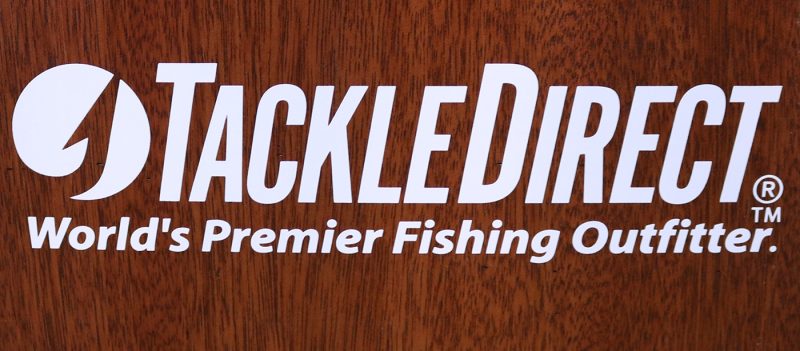 TackleDirect Die Cut Vinyl Logo Decal - 10" - White