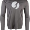 TackleDirect Hook Logo Men's Performance LS Shirt - Graphite - Medium