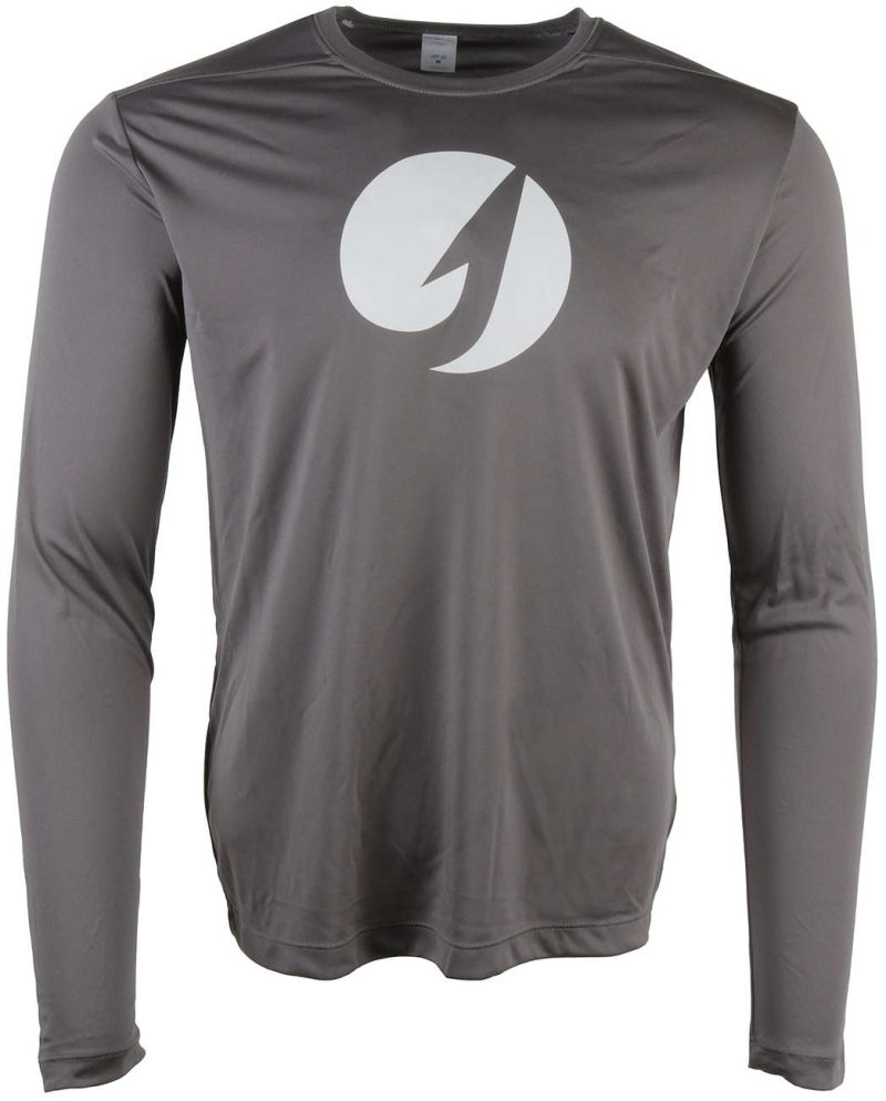 TackleDirect Hook Logo Men's Performance LS Shirt - Graphite - Medium