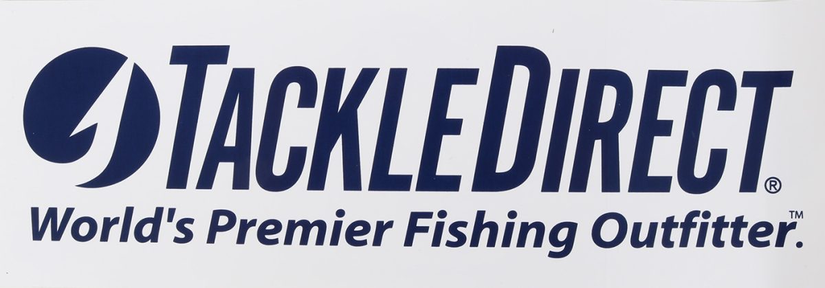 TackleDirect Logo Decal - 10" - Navy on White