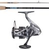 TackleDirect NAS4000XGFC / TDSS702MH Silver Hook Spinning Combo