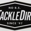 TackleDirect No B.S. Decal - 4" - White on Black