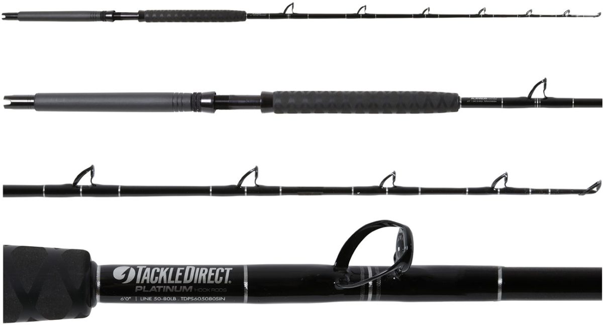 TackleDirect Platinum Hook Conventional Standup Rod - TDPS605080SIN