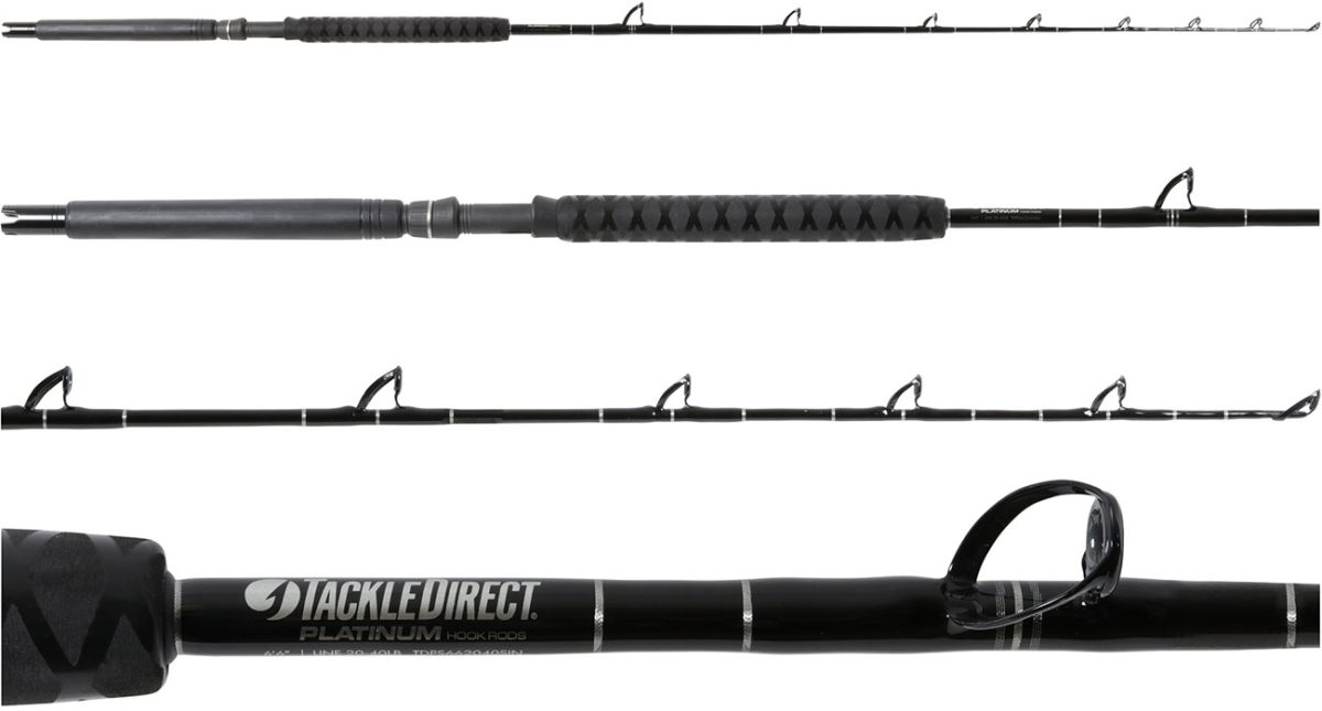 TackleDirect Platinum Hook Conventional White Marlin Rod - TDPS662040SIN