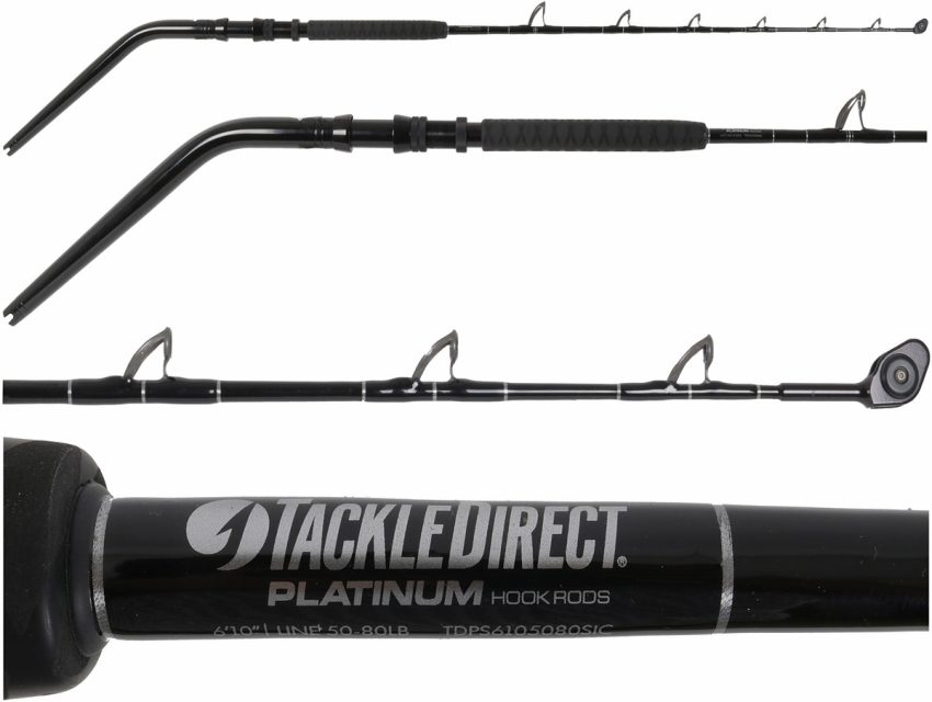 TackleDirect Platinum Hook Daytime Swordfish Rod - TDPS6105080WTSIC