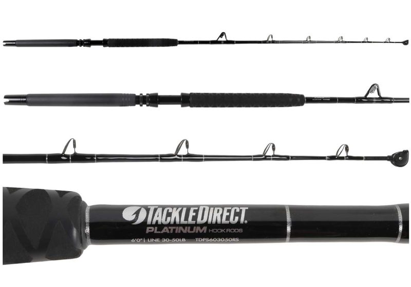 TackleDirect Platinum Hook Roller Stripper Standup Rod - TDPS603050RS