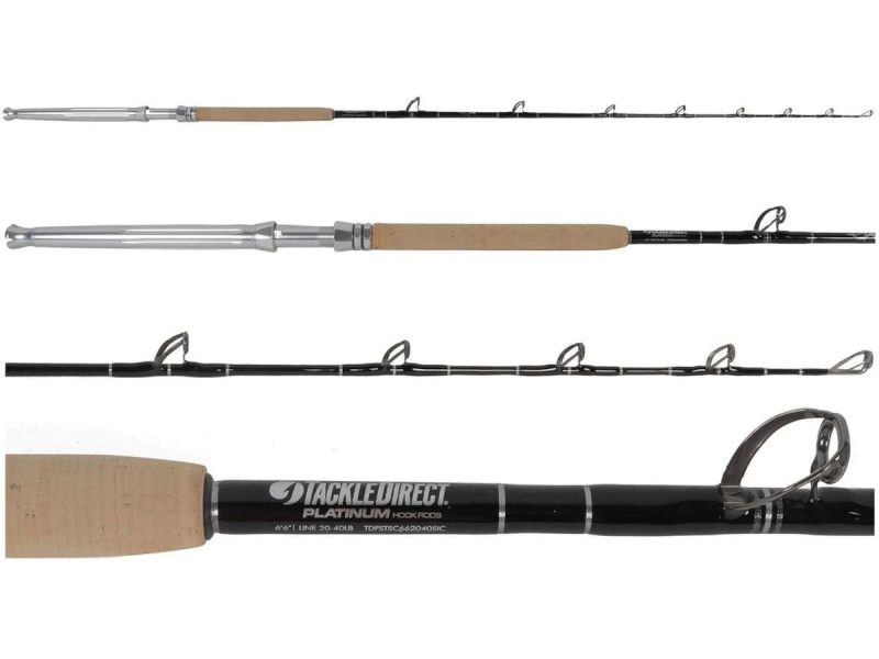 TackleDirect Platinum Hook Tournament Billfish Rod - TDPSTSC662040SIC