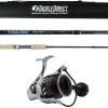 TackleDirect SLAIV2500DX/TDSSTS703M Silver Hook Spinning Combo