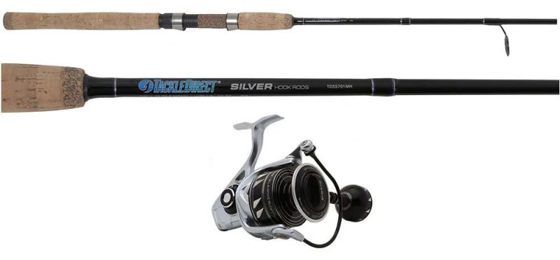 TackleDirect SLAIV3500DX/TDSS701MH Silver Hook Spinning Combo