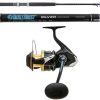 TackleDirect SPSW6000HGA/TDSBS701MH Silver Hook Boat Spinning Combo