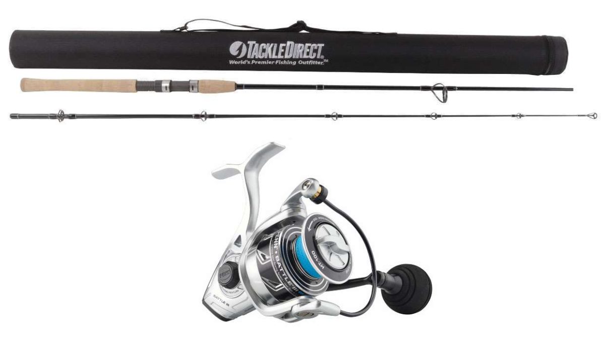 TackleDirect Silver Hook 2-pc/Penn BTLIII3000DX Battle III DX Combo