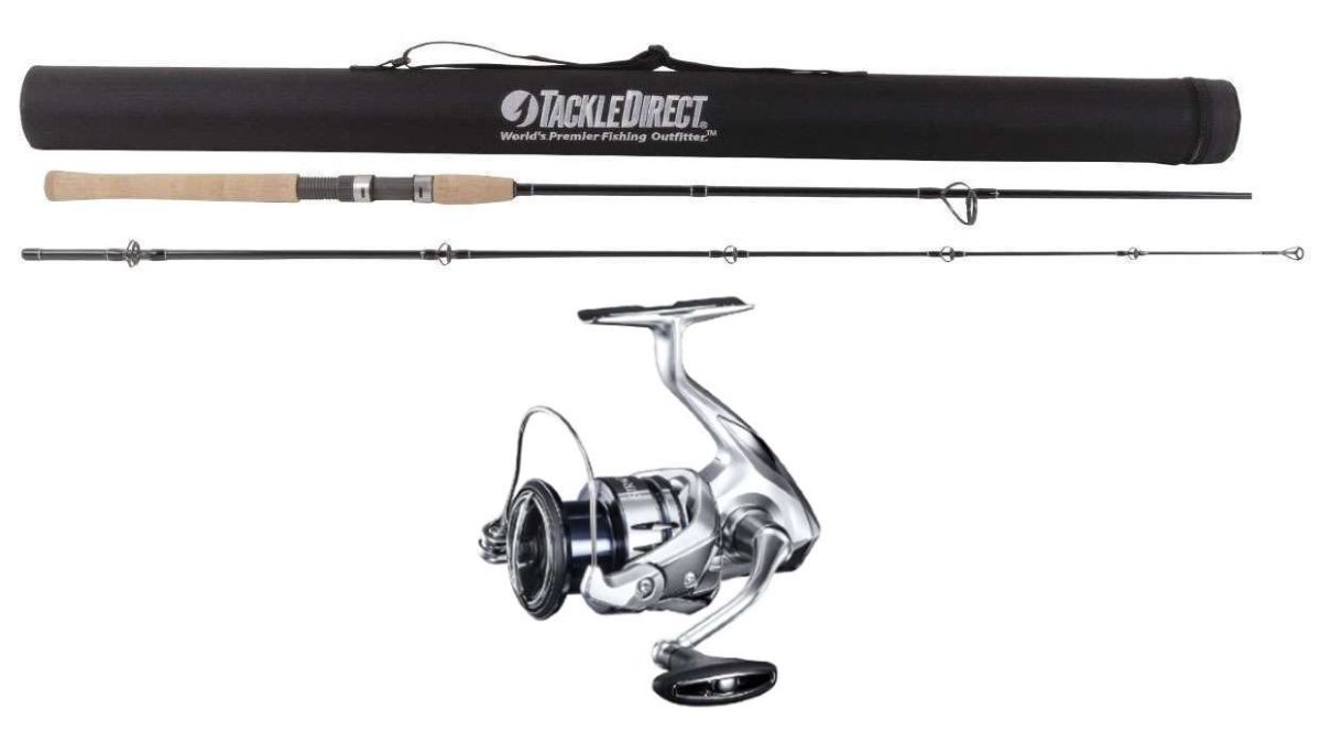 TackleDirect Silver Hook 2-pc/Shimano ST4000XGFL Stradic FL Combo