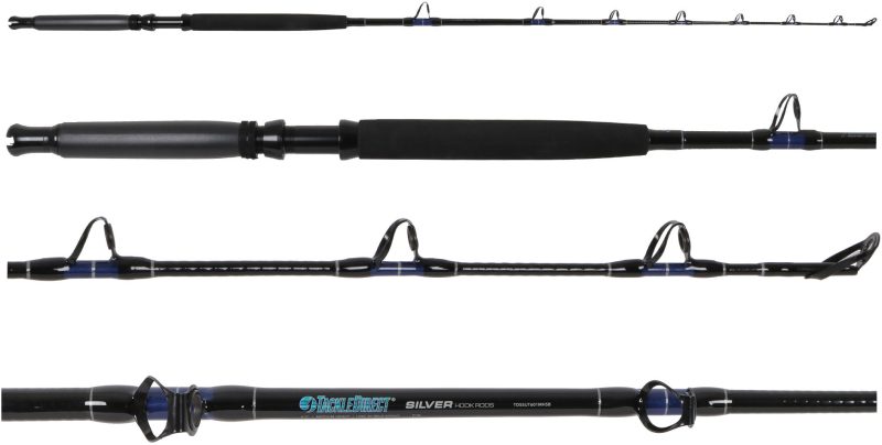 TackleDirect Silver Hook Conventional Standup Rod - TDSSUT601MHSB