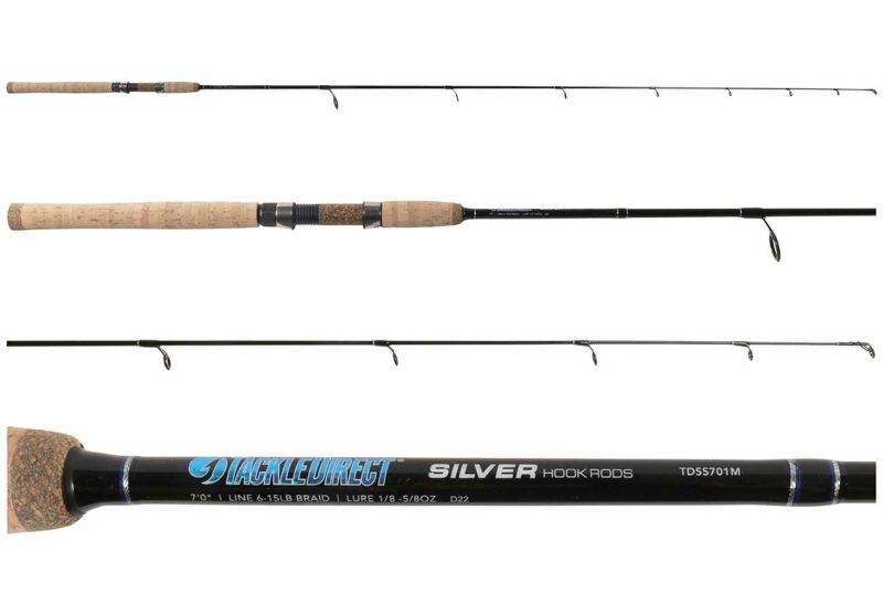 TackleDirect Silver Hook Inshore Spinning Rod - TDSS701M